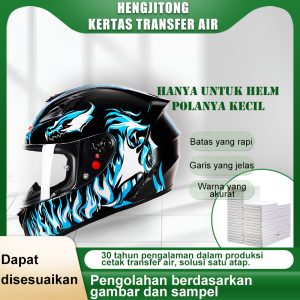Kustomisasi stiker air helm