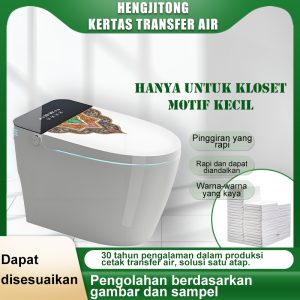 Kustomisasi stiker air toilet