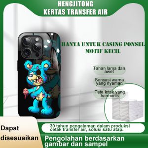 Kustomisasi stiker air casing ponsel