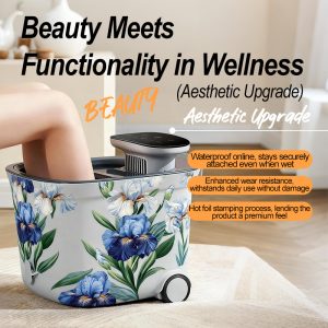 Foot Bath Basin Water Transfer Decals Product Differentiation DIY Waterproof UV-Resistant No Peeling Edges