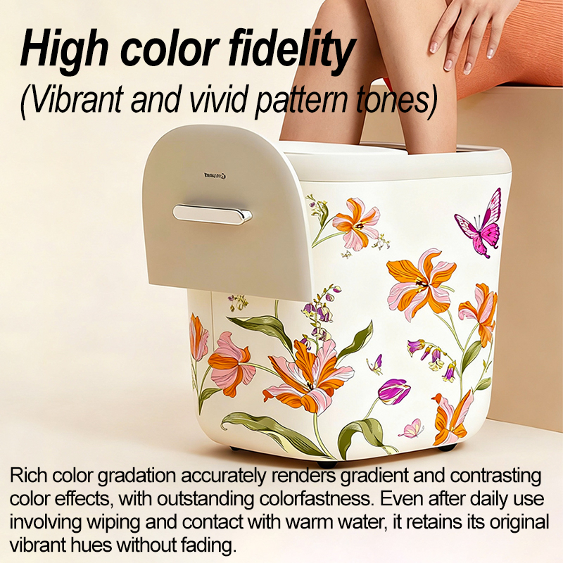 Foot Bath Basin Water Transfer Decals Product Differentiation DIY Waterproof UV-Resistant No Peeling Edges - Image 3