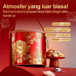 Dekorasi Perayaan Tahun Baru dengan Stiker Transfer Air Produk yang Berbeda: DIY Tahan Air, Tahan UV, Tidak Mengelupas
