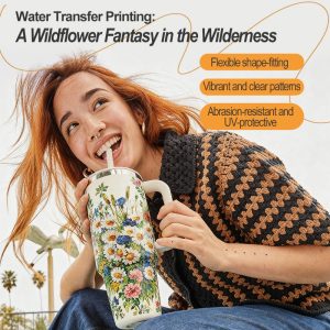 Insulated Straw Cup Lunch Box Household Water Transfer Decal Products Differentiated DIY Waterproof Non-Peeling