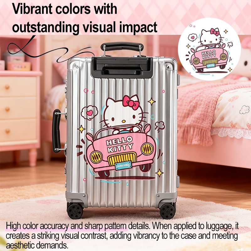 Luggage & Home Goods Water Transfer Decals Product Differentiation DIY Waterproof & Non-Peeling - Image 2