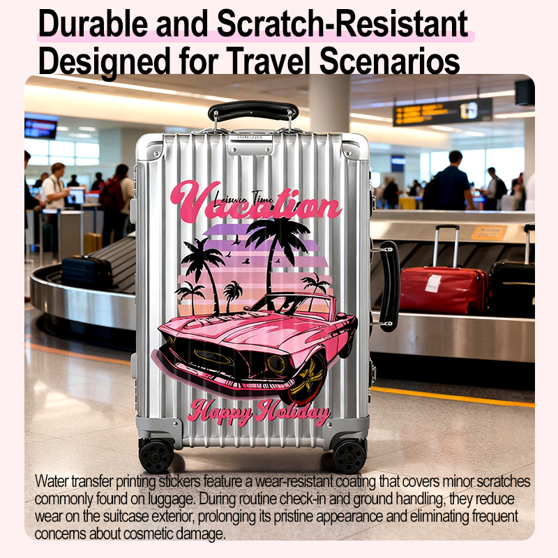 Luggage & Home Goods Water Transfer Decals Product Differentiation DIY Waterproof & Non-Peeling - Image 3